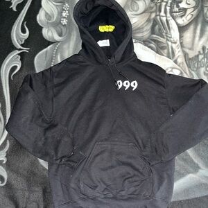 Black Graphic Juice Wrld Hoodie